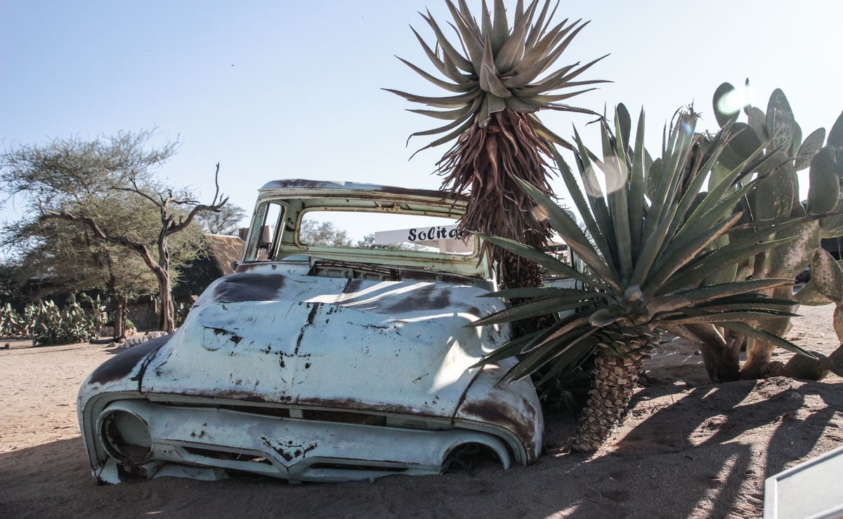Abandoned car at Solitaire - Namibia