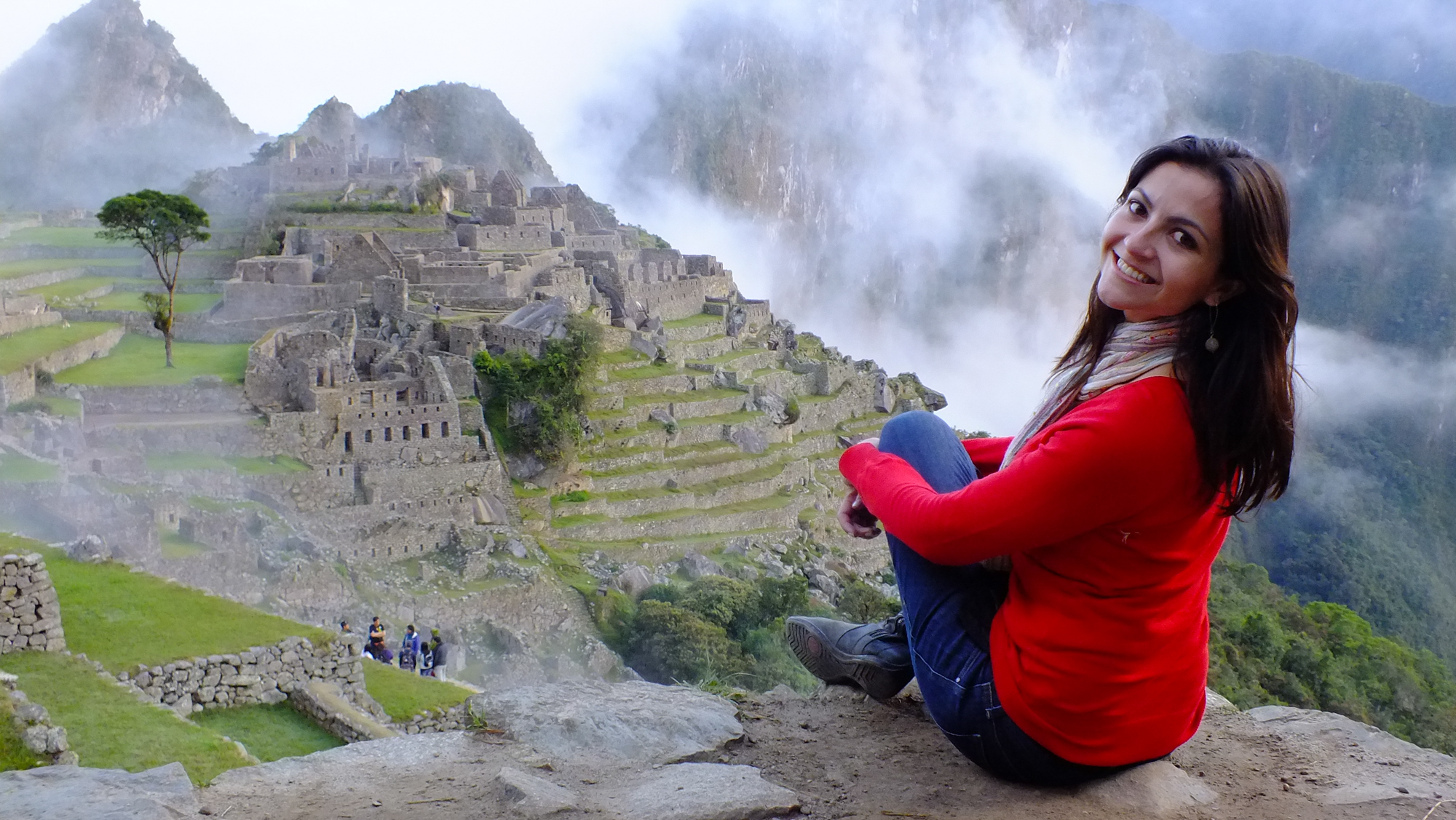Elaine Villatoro in Machu Picchu - Peru