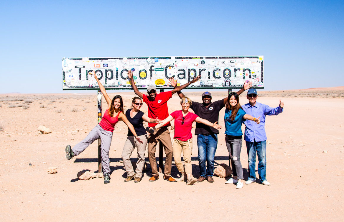 Tropic of Capricorn Sign in Namibia
