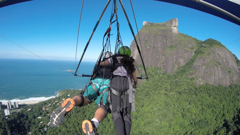 hang gliding in Rio de Janeiro coast