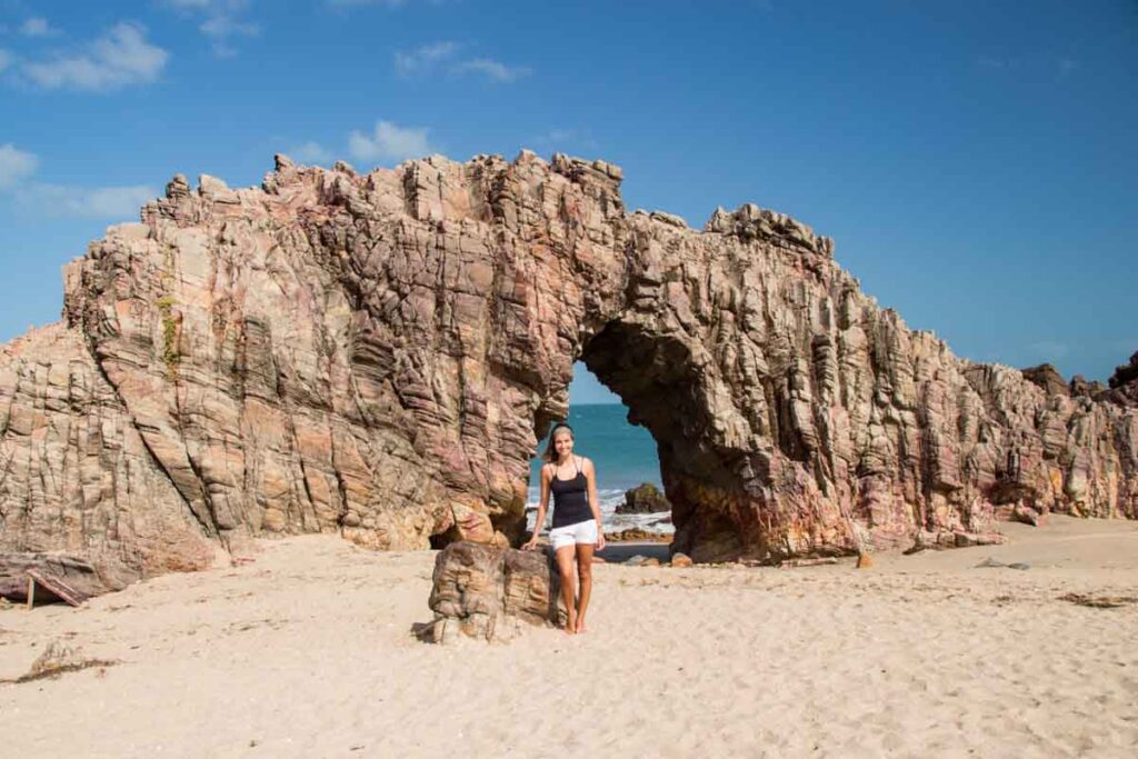 Pedra Furada em Jericoacoara - O que fazer em Fortaleza e região