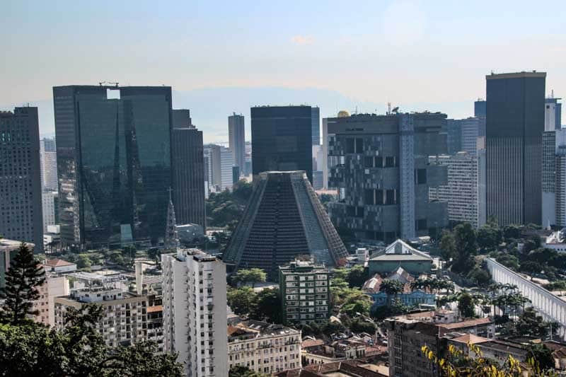 Downtown Rio de Janeiro - View of the Parque das Ruínas in Santa Teresa