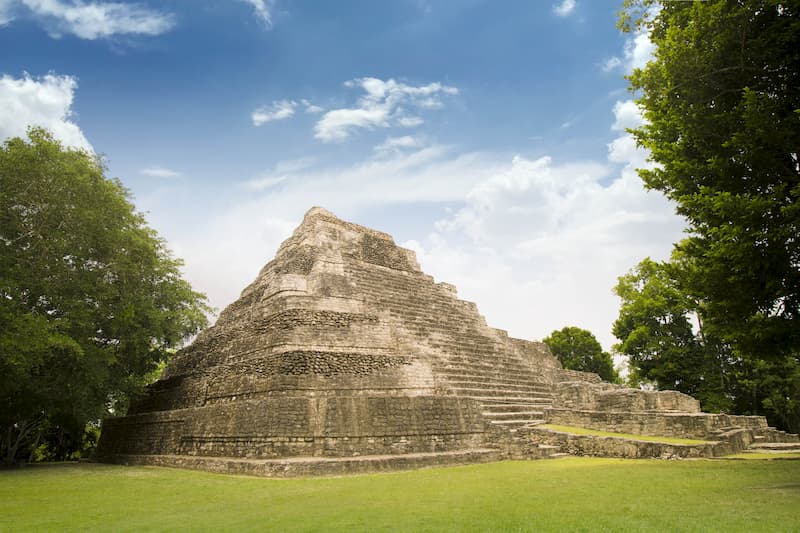 Pirâmide de Chacchoben próximo ao Bacalar e Mahahual