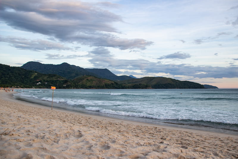 Maresias beach in the north coast of Sao Paulo state