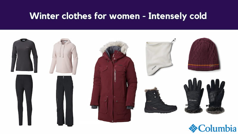 Winter clothes for women - Intensely cold Columbia Sportswear
