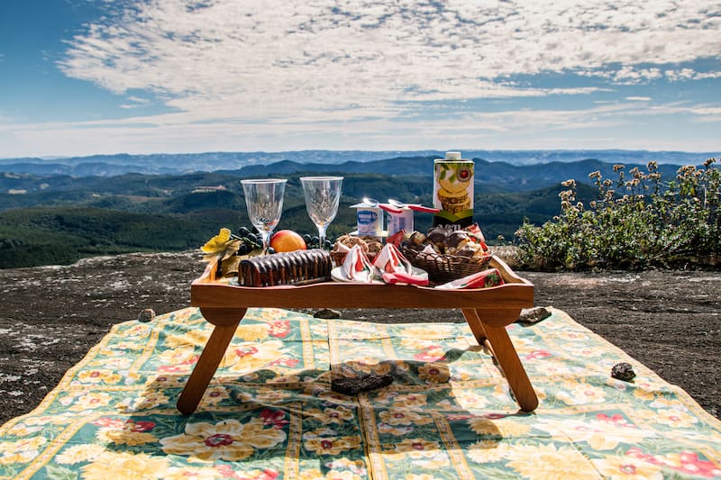 Picnic in the mountains