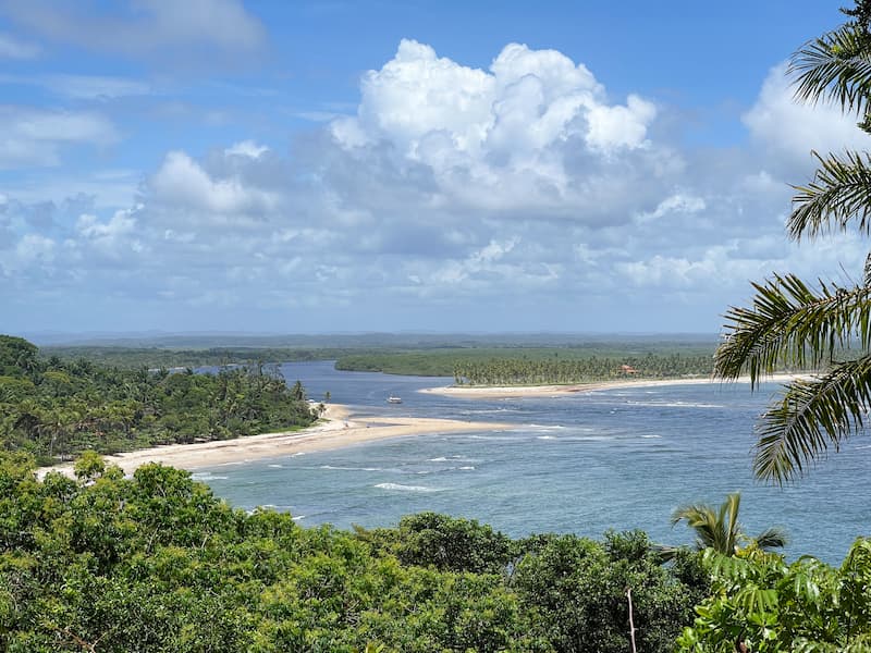 Praias de Boipeba na Bahia