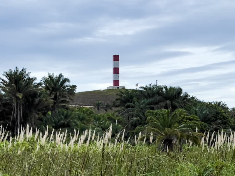 Farol de Taipu na Peninsula de Maraú, Bahia