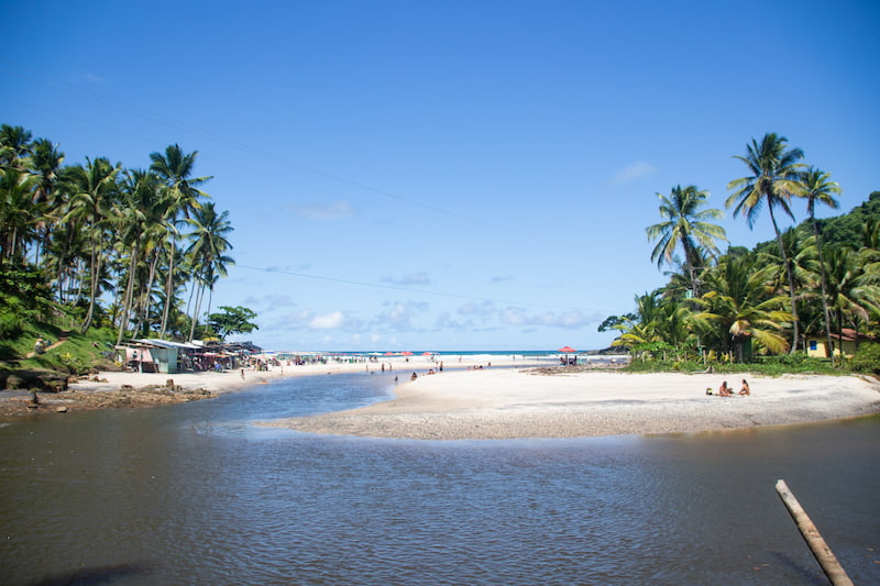 Praia de Jeribucacu Itacare Bahia