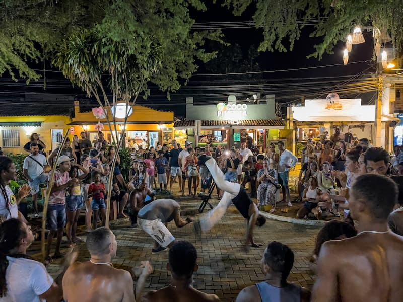 what to do in Itacaré at night - Rua Pituba