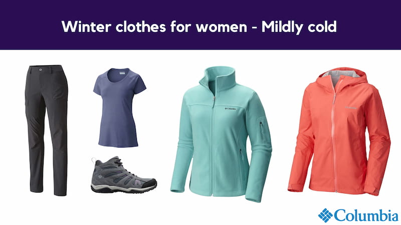 Winter clothes for women - Mildly cold weather
