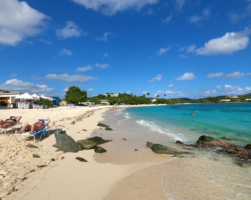 sunny winter vacation US Virgin Islands