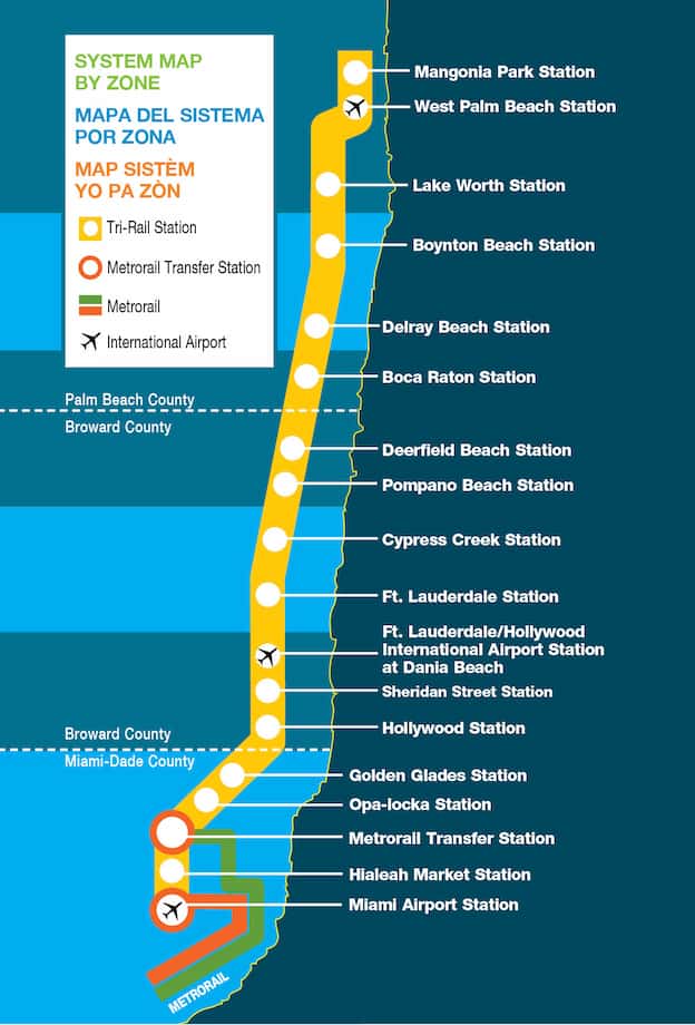 transportation in miami - tri-rail
how to get to Miami from fort lauderdale