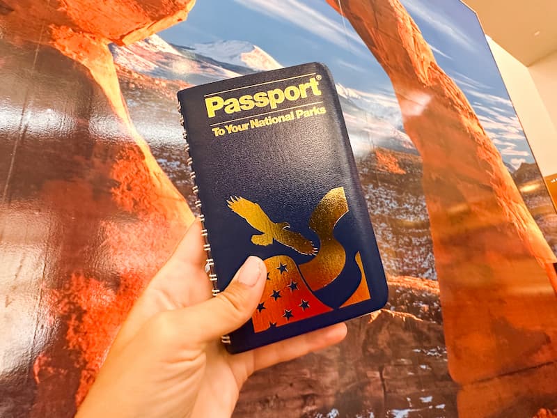 US national parks passport and stamps