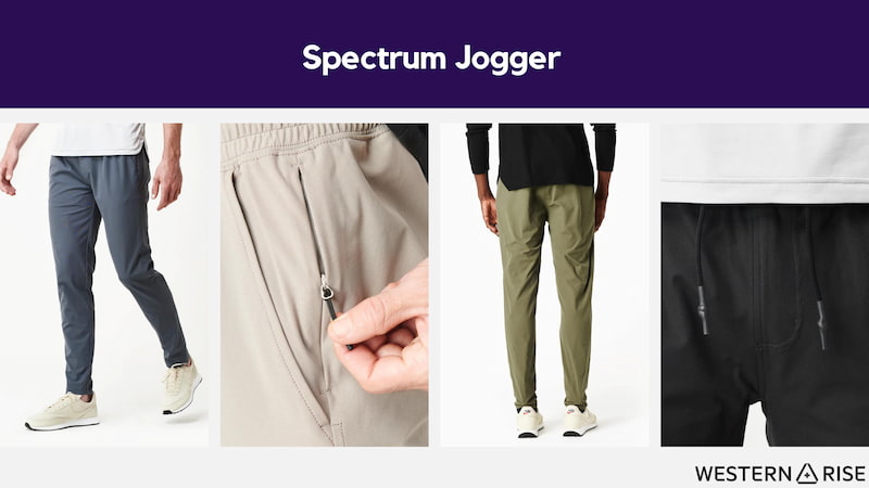 Spectrum Jogger Zipper Pocket Men's travel Pants