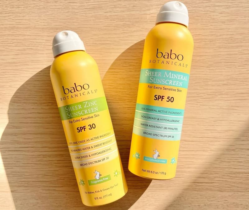 babo botanicals natural reef-safe sunscreen spray