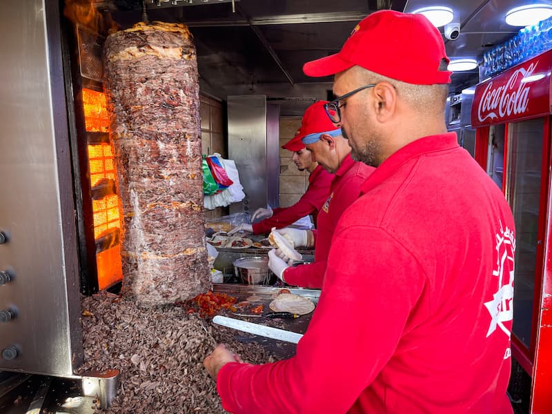 what to do in jordan - eat shawarma