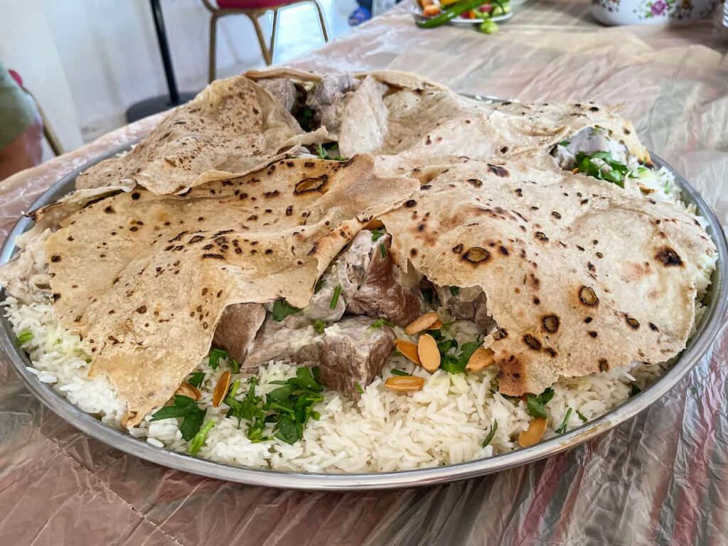 mansaf typical and traditional Jordanian food